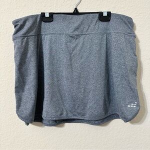Bcg Skort Grey Athletic Skirt With Built In Shorts Mini Sporty Sports